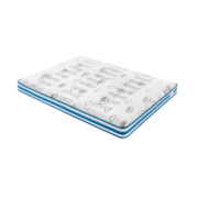 舒达（serta） 床垫 青少年护脊乳胶床垫子1.5x2米邦尼尔弹簧 梦想家A1蓝色（含乳胶，20cm） 120*200cm