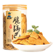 卧龙食品 卧龙锅巴罐脆锅巴网红零食锅巴酱汁牛肉味160g/罐（非遗锅巴）