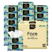 C&S 洁柔 抽纸face油画面巾纸餐巾纸4层100抽20包整箱装