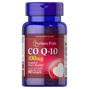 普丽普莱Puritan's Pride 辅酶Q10软胶囊100mg*60粒 辅酶素q10 成人男女 端午节送礼 美国进口