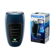 【圣诞节礼物】飞利浦（PHILIPS）电动剃须刀 集成式充电刮胡刀进口双刀头差旅便携式胡须刀须刨 PQ190青春蓝/浮动刀头/清洁剃须