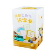 洪恩识字七色光拼音认字大卡片100字幼儿学前启蒙儿童启智识字卡玩具