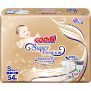 大王（GOO.N）光羽奢定款 自在之息纸尿裤 S54片(4-8kg)尿不湿婴儿 柔透贴身