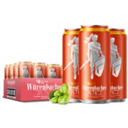 瓦伦丁烈性啤酒500ml*24听德国进口高度精酿啤酒整箱罐装黄啤送礼