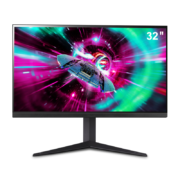 plus会员：LG 31.5英寸 4K 144Hz Ultra Fast IPS 1ms GtG HDMI2.1 DTS音效 HDR400 10.7亿色 PS5 电竞显示器 32GR93U