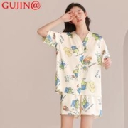 古今@睡衣女短袖开衫2023新款可爱卡通宽松可外穿两件套装家居服