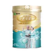 蒙牛（MENGNIU） 铂金多维高钙中老年奶粉800g含益生菌不添加白砂糖营养成人奶粉送爸妈长辈送礼 800g*2罐礼盒装