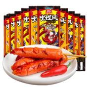 双汇（Shuanghui） 双汇火炫风刻花香肠45g即食烧烤火腿肠方便休闲 火炫风45g*10支装