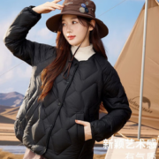 PLUS会员！SNOWFLYING 雪中飞 女士短款羽绒服