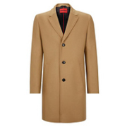 HUGO Hugo Boss 雨果·博斯 Malte2341 男士修身羊毛混纺大衣50501968