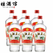 plus会员、需抢券：漓江牌 三花酒 玻璃瓶 52%vol 米香型白酒 480ml*6瓶