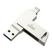 爱国者（aigo）64GB Lightning USB3.0苹果U盘U368苹果官方MFI认证一键备份iphone/ipad手机电脑两用优盘