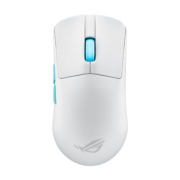 ROG龙鳞ACE 月耀白 AimPoint36k传感器 无线游戏鼠标 轻量化54g 有线无线蓝牙三模 对称手型RGB灯效 白龙鳞