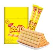 【进口】印尼丽芝士芝心棒奶酪夹心卷180g*1盒夹心饼干休闲零食