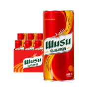 乌苏啤酒（wusu）大红乌苏1L*6罐 整箱装