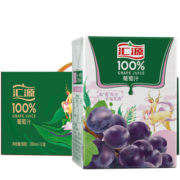 汇源 果汁100%葡萄汁200ml*12盒 多种维生素饮料 整箱礼盒