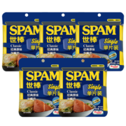 世棒（SPAM）单片午餐肉60g*5片火腿罐头火锅烧烤 麻辣烫 烤肉手抓饼 早餐食材 经典原味60g*5