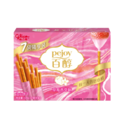格力高（glico）百醇家庭犒享装草莓香草味 百醇休闲零食办公室下午茶小吃注心饼干棒7袋装126g