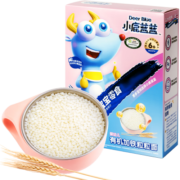 小鹿蓝蓝 婴幼儿有机加铁粒粒面 宝宝辅食婴儿辅食 无盐面条营养主食160g