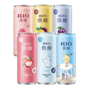 锐澳（RIO）预调 鸡尾酒 果酒 微醺3度 330ml*6罐+赠气泡水*2罐（6种口味）