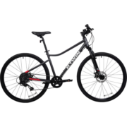 迪卡侬自行车运动9级 RIVERSIDE riverside 500  2216905灰色S码