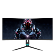 雷神 34英寸 WQHD 21:9带鱼 准4K 144/165Hz 曲面Type-C 电竞办公游戏显示器/电脑显示屏/升降旋转/KQ34C144C