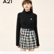 京东百亿补贴: A21 女款高领打底衫