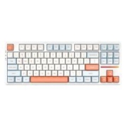 VGN V87 三模机械键盘 87键 果冻橙 草莓布丁轴 RGB