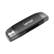 雷克沙（Lexar）USB3.2高速读卡器多合一 TF/SD 二合一 USB-A/C双接口 手机电脑平板高速内存卡读卡器