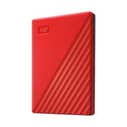 西部数据（WD） 移动硬盘 USB3.0 My Passport随行套装版 2.5英寸机械移动硬盘 【随行版】红色|硬件加密 兼容Mac 套装版 2TB