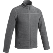 迪卡侬登山徒步男士摇粒绒夹克 QUECHUA MH120 灰色 2559151 L
