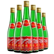 PLUS会员、有券的上：西凤酒 西凤陕西版55度西凤酒绿瓶高脖子老西凤凤香型500毫升6光瓶