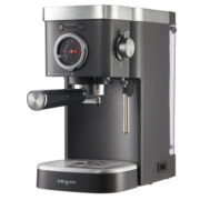 东菱（Donlim）咖啡机复古意式温度可视 全半自动家用蒸汽打奶泡机 小型咖啡萃取器 DL-6400钛金灰