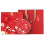 大益TAETEA茶叶普洱茶熟茶 和雅饼茶礼品礼盒 357g/饼 中华老字号