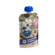概率券、需入会:光合星球（THE BABYPANTRY）babycare 黑莓蓝莓苹果泥 100g