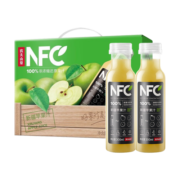 农夫山泉NFC果汁 饮料 100%鲜果冷压榨 果蔬汁 苹果汁300ml*10瓶
