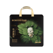 巴布豆（BOBDOG）【老爸抽检】奇迹奢宠婴儿拉拉裤L码24片(9-14kg) 植萃舒敏