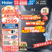 Haier 海尔 KL5 JSQ31-16FA05U1 水伺服燃气热水器 16L