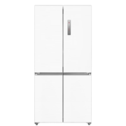 美的（Midea）60cm薄系列567白色十字四开门多门超薄嵌入一级变频大容量家用电冰箱MR-567WUSPZE【于适推荐】