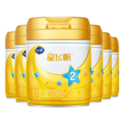 飞鹤星飞帆A2奶源婴儿配方奶粉(6-12月龄)2段奶粉 708gx6罐整箱装