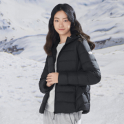 361度羽绒服女2022冬季新款短款连帽超轻羽绒服女士保暖运动外套