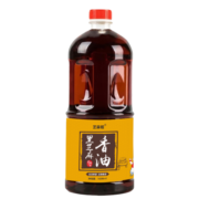 芝麻妞  农家小磨香油芝麻油纯芝麻油火锅调味油炒菜凉拌烹饪油 黑芝麻油1000ml