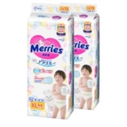 Merries 妙而舒 花王妙而舒纸尿裤XL44*2超薄宝宝尿不湿官方旗舰