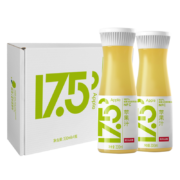 农夫山泉17.5°NFC苹果汁（冷藏型）100%鲜果冷压榨果汁礼盒装330ml*4瓶*4件