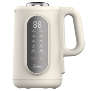 美的（Midea）豆浆机1L小型全自动清洗免煮免过滤破壁料理机双层防烫可做豆花智能预约DJ10W2-006S