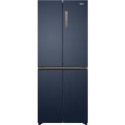 预售、plus会员：海尔（Haier）【22年新品】冰箱十字对开门四开门风冷无霜406升一级能效双变频超薄家用大容量电冰箱 【星石蓝】406升|一级能效双变频|母婴专区