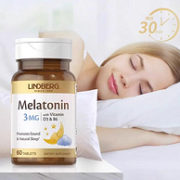 美国进口，Lindberg 利得盈养 退黑素睡眠片 60片