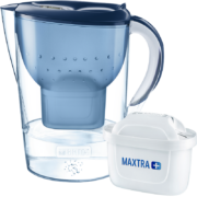 PLUS会员：BRITA 碧然德 Marella 金典系列 滤水壶 一壶一芯 3.5L 蓝色