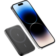 ANKER 安克苹果磁吸充电宝无线快充magsafe大容量5000毫安时自带C-C线适用iPhone 无线磁吸|星夜黑|赠C-C线