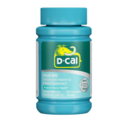 迪巧（D-CAL）孕妇钙片60粒/瓶 水果口味 维生素d同补 高含量600mg 孕期营养 钙片成人孕妇 美国进口
